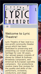 Mobile Screenshot of lyrictheatre.org